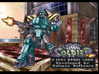 Iron Soldier title screen for Jaguar